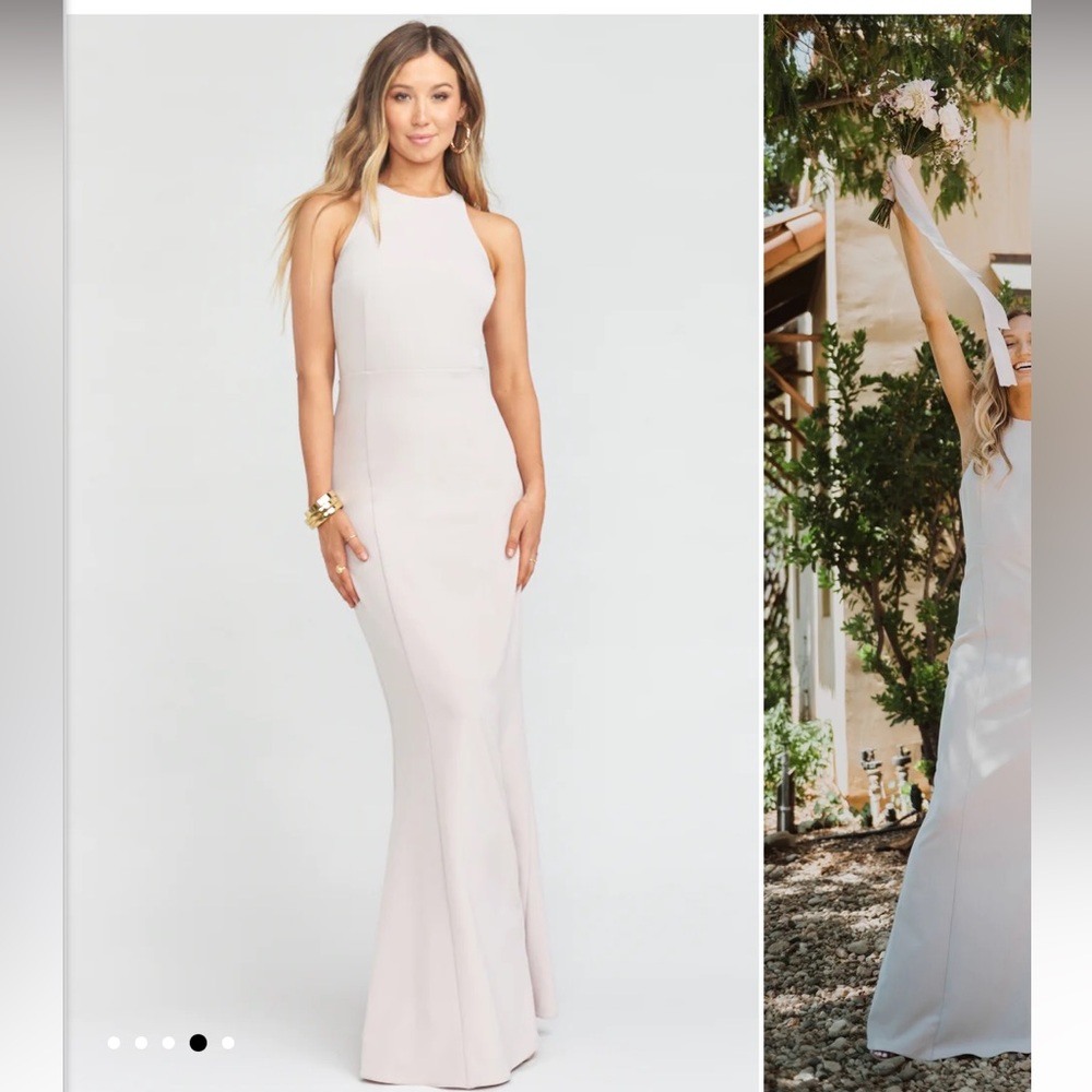 Show Me Your Mumu Chicago High neck gown